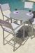 Woodard Palm Coast All-Weather Bar Stools with Table Near Pool