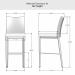 Amisco's Melrose Bar Height Dimensions