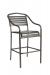 Woodard's Baja Strap Outdoor Stationary Bar Stool 30" with Arms