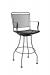 Woodard's Constantine Outdoor Iron Swivel Bar Stool with Arms