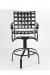 Woodard Furniture Ramsgate Swivel Barstool with Arms for Decks and Patios