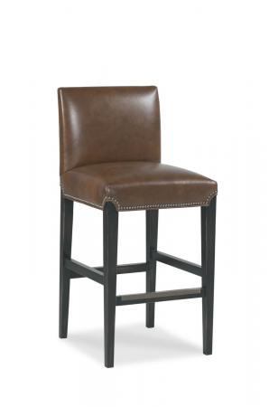Fairfield's Roxanne Wooden Bar Stool with Upholstered Back and Seat