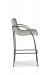 Fairfield Chair's Greta Modern Upholstered Bar Stool with Arms - Side View