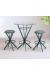 Lisa Furniture's Atlas Backless Swivel Bar Stools with Round Glass Pub Table