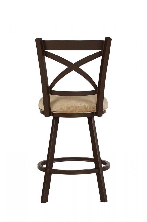 Buy Wesley Allen's Edmonton Swivel Kitchen Bar Stool with Back
