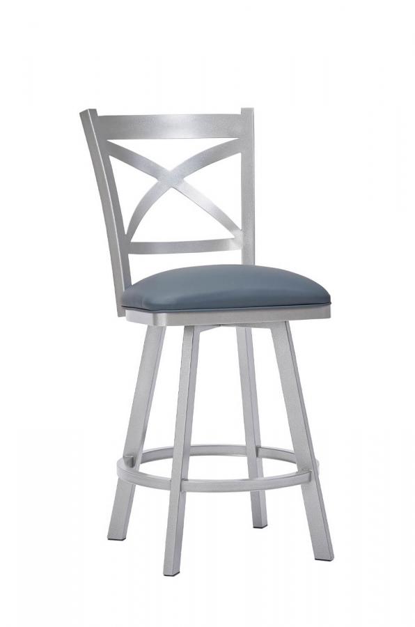 Buy Wesley Allen's Edmonton Swivel Kitchen Bar Stool with Back