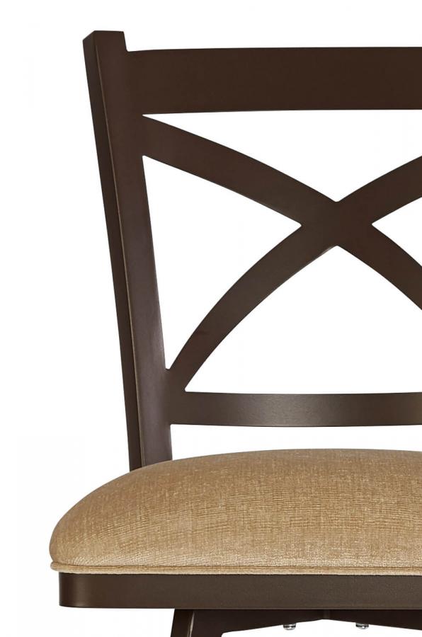 Buy Wesley Allen's Edmonton Swivel Kitchen Bar Stool with Back