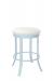 Wesley Allen's Bali Blue Backless Bar Stool with Round Seat