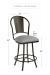 Wesley Allen's Cleveland Swivel Stool in Counter Height