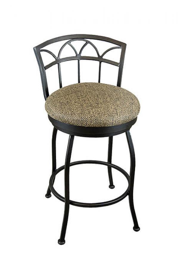 Buy Wesley Allen's Fresno Swivel Bar Stool with Back Free shipping!