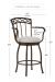 Wesley Allen's Pittsburg Swivel Stool with Arms in Counter Height