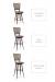 Amisco's Annabelle Farmhouse Swivel Stool in Counter, Bar, and Spectator Heights