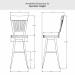 Amisco's Annabelle Spectator Height Dimensions