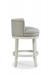 Fairfield's Cosmo Upholstered Swivel Counter Stool with Nailhead Trim