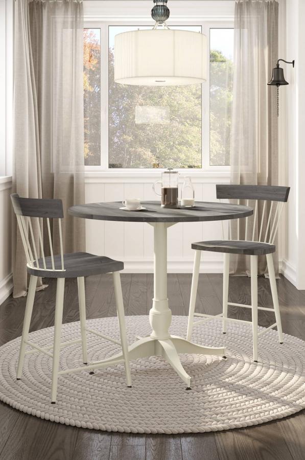 Amisco's Angelina Spindle Back Bar Stool - Barstool Comforts