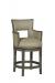 Fairfield's Sidecar Transitional Brown and Tan Counter Stool with Arms