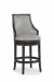 Fairfield's Robroy Upholstered Swivel Barstool with Wooden Frame