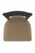 Holland's 400 Jackie Black Bar Stool with Ladder Back in Canter Thatch - Above