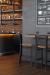 Holland's Jackie Black Stationary Bar Stools in Restaurant Bar