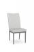 Amisco's Mitchell Modern Silver and Gray Dining Chair with Tall Back
