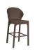 Woodard's All-Weather Bali Outdoor Woven Bar Stool with Back in Coffee Weave