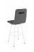Amisco's Bray Upholstered Swivel Bar Stool with Pull/Handle on Back Side