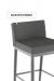 Metal Finish: 24 Magnetite • Back and Seat Covering: QA Thunderstorm