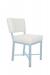 Wesley Allen's Miami Blue and White Dining Chair