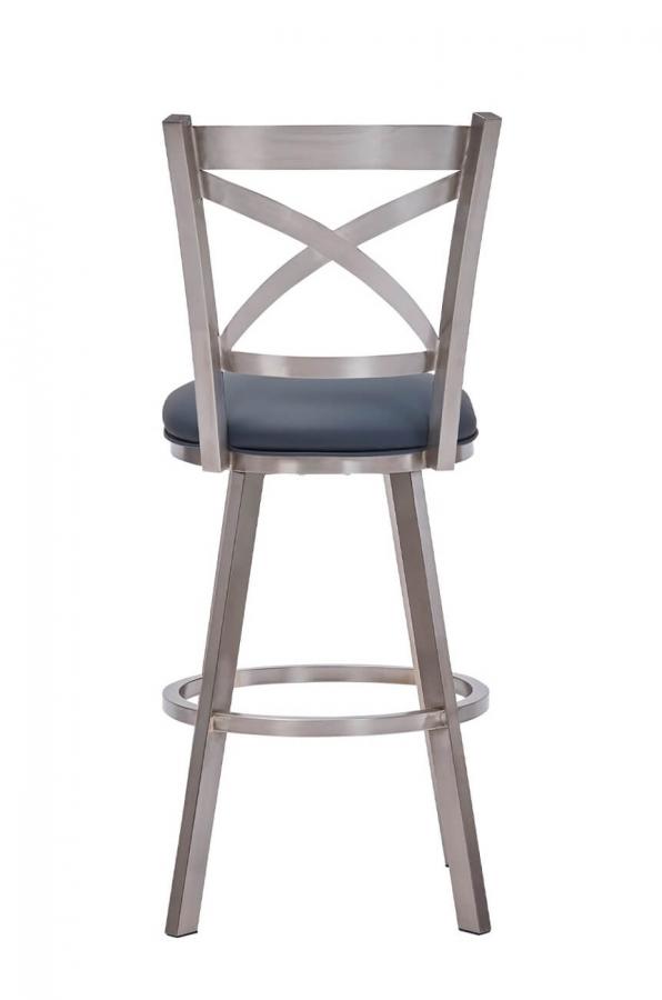 Buy Wesley Allen's Edmonton Modern Stainless Swivel Bar Stool