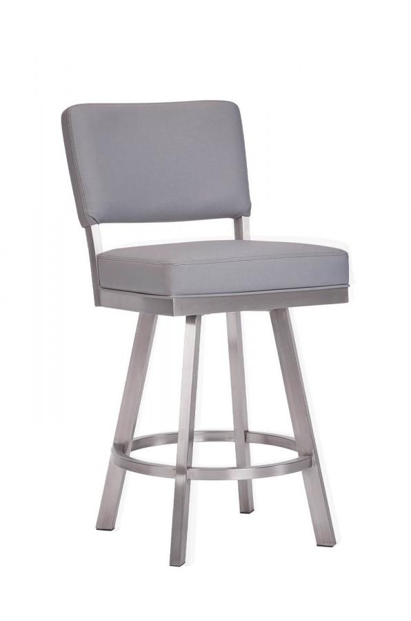 Buy Wesley Allen's Miami Modern Stool in Stainless • Free shipping!