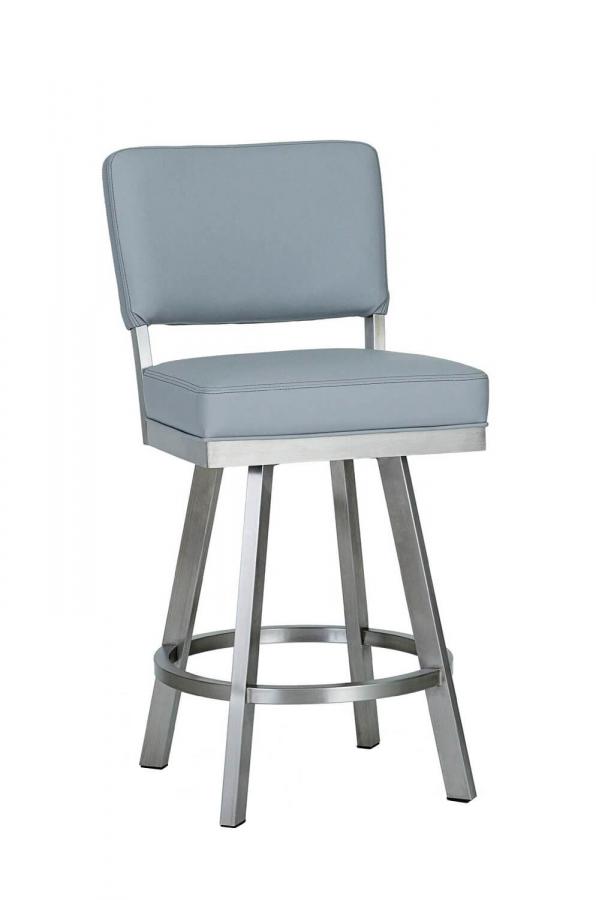 Buy Wesley Allen's Miami Modern Stool in Stainless • Free shipping!