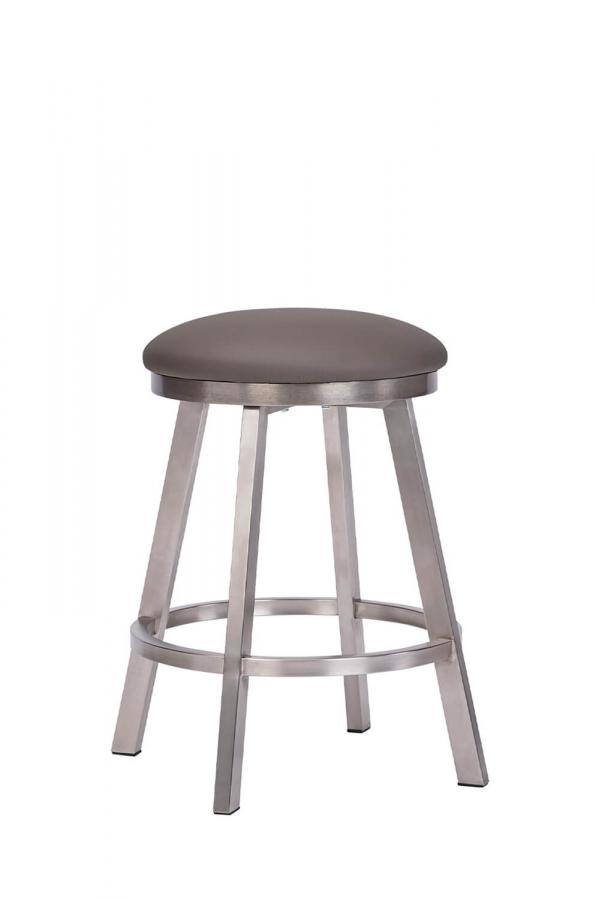 Buy Wesley Allen's Edmonton Backles Stainless Swivel Counter Stool
