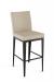 Amisco's Pablo Modern Upholstered Bar Stool Quilted Back in Cream