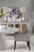 Fairfield's Dora Modern Classic Black and Gray Dining Chair