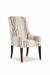 Fairfield Chair's High Back Upholstered Wooden Dining Chair with Arms