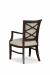 Fairfield Chair's Mackay Transitional Upholstered Wooden Dining Chair in Brown - Back View