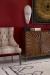 Fairfield's Clancy Traditional Button-Tufted Dining Chair in Pattern