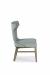 Fairfield's Gavin Transitional Wooden Upholstered Side Chair - Side View