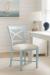 Wesley Allen's Edmonton Blue Dining Chair in Beach House Office