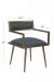 Wesley Allen's Zara Modern Dining Chair Dimensions