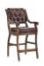 Darafeev's Ponce De Leon Wooden Hi Club Stationary Stool with Arms
