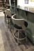Darafeev's Gen Rustic Pewter Maple Wood Bar Stool with Low Back in Customer's Kitchen