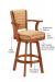 Darafeev's #910 Upholstered Wooden Swivel Stool Features