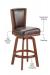 Darafeev's #915 Upholstered Swivel Wood Stool Features