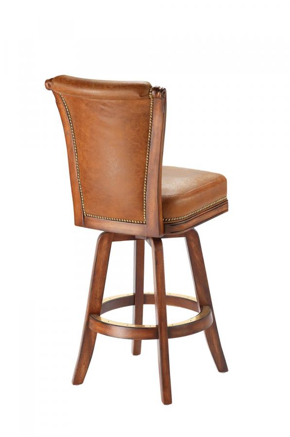 Buy Darafeevs Classic Flexback Oak Wood Bar Stool • Free Shipping