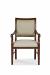 Fairfield's Emmett Upholstered Wood Dining Chair with Arms - Front View