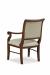 Fairfield's Emmett Upholstered Wood Dining Chair with Arms - View of Back