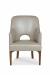 Fairfield's Vanessa Upholstered Wood Dining Chair with Tall Back and Arms - View of Front