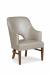 Fairfield's Vanessa Upholstered Wood Dining Chair with Tall Back and Arms