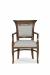 Fairfield's Bonham Upholstered Wood Dining Arm Chair - Front View